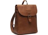 The Chesterfield Brand Pelle Zaino Con Scomparto Per Laptop Vermont Backpack Cognac Marrone Chiaro
