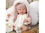 MuÑEcas Arias Elegance Andie Bambola Con Corpo Morbido E Coperta Ponderata 40 Cm Rosa Rosa Taglia Unica