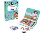 Janod Libro Puzzle Magnetico Per Bambini Sport Magnetbook