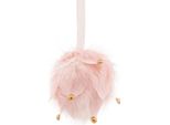 Magichome Decorazione Natalizia, Palla, Soffice, Rosa, 10X10X9 Cm