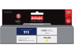 Activejet Ink Cartridge AH-913YR (Replacement For Hp 913 F6T79AE; Premium; 45 Ml; Yellow)
