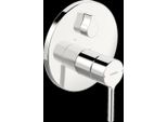 Hansa Hansavantis Set De Montage Final Pour Bain/Douche, Pour Deux Consommateurs, Levier à Goupille, Chromé, Avec Dispositif De SéCurité, 82603067, 82603067