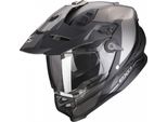 Casco Moto Scorpion ADF-9000 Air Trail Nero Opaco/Argento Xs