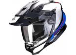 Casco Moto Scorpion ADF-9000 Air Trail Nero/Blu/Bianco Xs