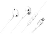 Force Play, Cuffie Lightning In-Ear Amplificate, Bianco