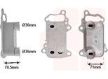 Van Wezel 06013732 Radiatore Dell'olio Motore Per Bmw 3 Touring (E91) 3 Berlina (E90) 1 Hatchback (E87) X1 (E84) 3 Coupé (E92) 1 Hatchback (E81)