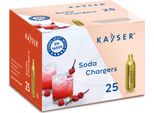 Kayser Bottiglie A Sifone Monouso Da 7,5 G, 25 Pz