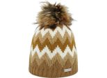 Cappello A Pompon Eisglut Lavorato A Maglia Lindal Con Motivo A Zig-Zag