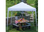 Gazebo Pieghevole Fch, Gazebo Da Giardino, 3X3 M, Impermeabile/Protezione Dal Sole, Adatto Per Attività All'aperto, Bianco