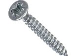Scatola Di Viti Celo Vlox 200 Pezzi Testa Svasata Zincata (3,5 X 30 Mm) (30 Mm)