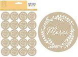 120 Adesivi Di Ringraziamento Ø 3,5 Cm