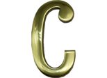 Lettera Edm C Ottone Lucido (10 Cm)