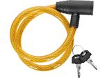 Dunlop - Lucchetto A Spirale Con Chiave (Giallo)