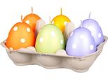 Candela Nohel Garden Punts Mix Pasqua Metallizzata Opaca D4,5X6Cm
