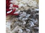 Tappeto Shaggy A Pelo Alto Per Il Soggiorno Con Motivo A Quadri Rosso Grigio Crema Dimensioni - 160 X 230 Cm