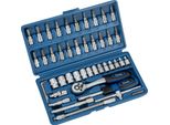 Set Di Chiavi A Bussola Condor "1046"" 1/4"", Esagono, Sw In Valigetta Di Plastica"