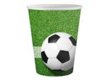 Bicchieri Di Carta Per Feste Fotbal - 200 Ml - 6 Pz