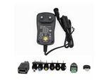 Alimentatore Universale A Spina, 3-12V Dc, 2,25A, 27W Con 6 Spine + Adattatore Usb E Terminale