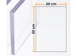 Cartello Compossar Policarbonato Trasparente 4 Mm 20 X 30 Cm