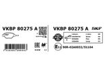Set Pastiglie Freno Anteriori Skf Per Suzuki Alto (Gf) Vkbp 80275 A
