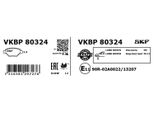 Set Di Pastiglie Freno Anteriori Skf Per Land Rover Range Rover Sport (L320) Vkbp 80324