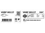 Set Pastiglie Freno Anteriori Skf Pastiglie Freno Per Renault Clio Iii Hatchback (BR0/1, CR0/1) Vkbp 80127