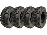 24X8.00-12 Pneumatici Atv Quad 6Ply Wanda P3128 E-Marked Road Legal 40J (Set Di 4)