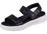 Sandalo Da Donna Legero Sunwalker Nappa Nero, Misura 38