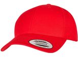 Flexfit 6789M | Premium Curved Visor Snapback Cap - Colore: Rosso - Taglia: Unica