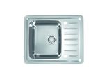 Alveus Galeo - Lavello 615X500 Mm, Con Comando Di Scarico, Acciaio Inox 1128552