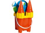 Rappa Androni Set Castello Di Sabbia - Altezza 29 Cm Rosso