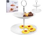 Etagere In Porcellana Per Torte E Biscotti A 2 Livelli