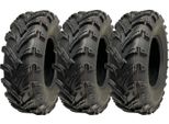 25X8.00-12 Pneumatici Atv Quad 6Ply 14Psi Wanda P377 Road Legal 65J (Set Di 3)