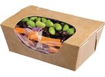 Colpac Zest Compostable Kraft Small Salad Boxes 500Ml (Confezione Da 500) (500 Pezzi)