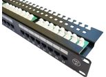 Datacom Patch Panel 24X Rj-45,Cat5E Utp, 19'' S VyváZáNíM, Horní ZářEz