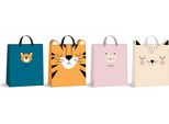 Interdruk Borsa Decorativa Tiger 33X45X17 Cm Arancione