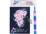 Diario Con Lucchetto E Braccialetto Popit Unicorn Derform