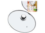 Coperchio In Vetro Kadax Con Manico In Metallo "Finsta "", Coperchio Resistente Al Calore Per Pentola, 30 Cm"