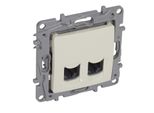 Presa Doppia 2Xrj45 Utp Kategorie 6 Niloe Legrand - Creme