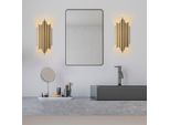 Opviq, Reis - 13341, Applique, Oro, Metallo, 22 X 11 X 50 Cm
