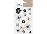 Heyda 203780957 Rubsticker BlüTen Sw