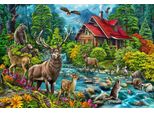 Cobble Hill Red Roof Cottage Puzzle 2000 Teile