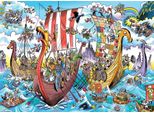 Cobble Hill Puzzle Doodletown: Spedizione Vichinga 1000 Pezzi