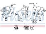 Serbatoio Di Compensazione Nissens Per Liquido Di Raffreddamento Adatto Per MERCEDES-BENZ Classe M (W166) Liquido Di Raffreddamento 996207