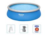 Bestway Fast Set Piscina Gonfiabile Rotonda 457X122 Cm