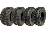 24X10.00-11 E 24X8.00-12 Pneumatici Atv Quad 6Ply P3128 E-Mark Road Legal (Set Di 4)