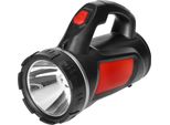 Torcia Led, Orno, 3W + Cob 1W, Batteria Da 1200 Mah, Nero/Rosso