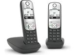 Gigaset A690 Iberia Duo Telefono Fisso Cordless Argento Taglia Unica / Spina Ue 220V Argento Taglia Unica