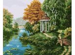 Pittura In Numeri - Gazebo Sul Fiume 40X50Cm