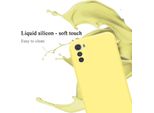 Cadorabo Custodia Protettiva Per Motorola Moto E32 4G / E32S Custodia In Giallo Telefono Cellulare Case Cover Tpu Etui